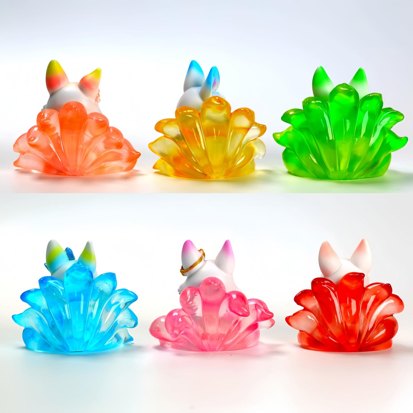 Zaleny Nine-Tailed Demon Fox Blind Box Popular Mystery Boxes Collectible Action Figure Toys Random Style Goodie Treat Boxes Part