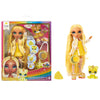 Rainbow High Sunny, Yellow With Slime Kit & Pet, Blonde 11' Shimmer Posable Fashion Doll With Diy Sparkle Slime, Magical Yeti Pet, Fun Play Accessories. Great Toy Gift For Girls Kids Ages 4-12 Years