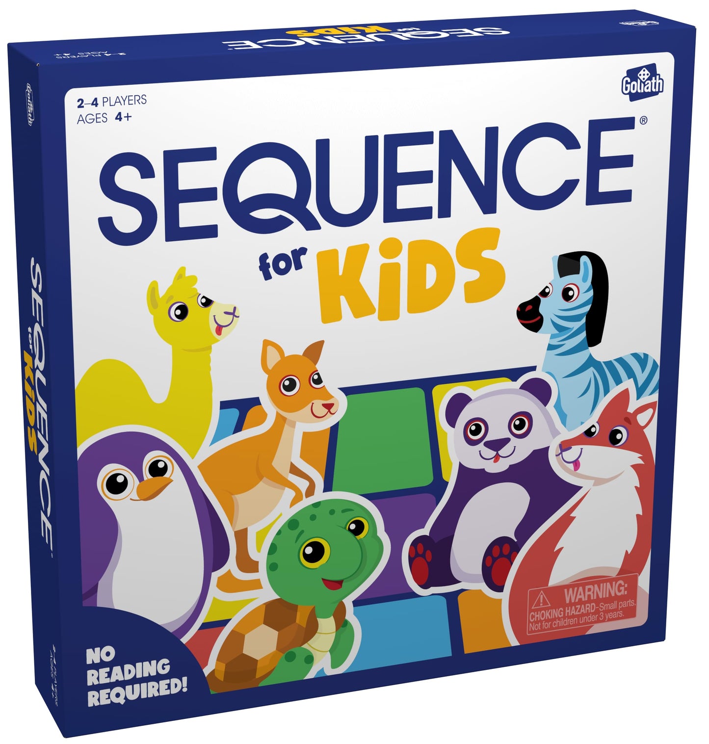 Sequence For Kids -- The 'No Reading Required' Strategy Game By Jax And Goliath, Multi Color, 11 Inches (2-4 Players) (Packaging May Vary)