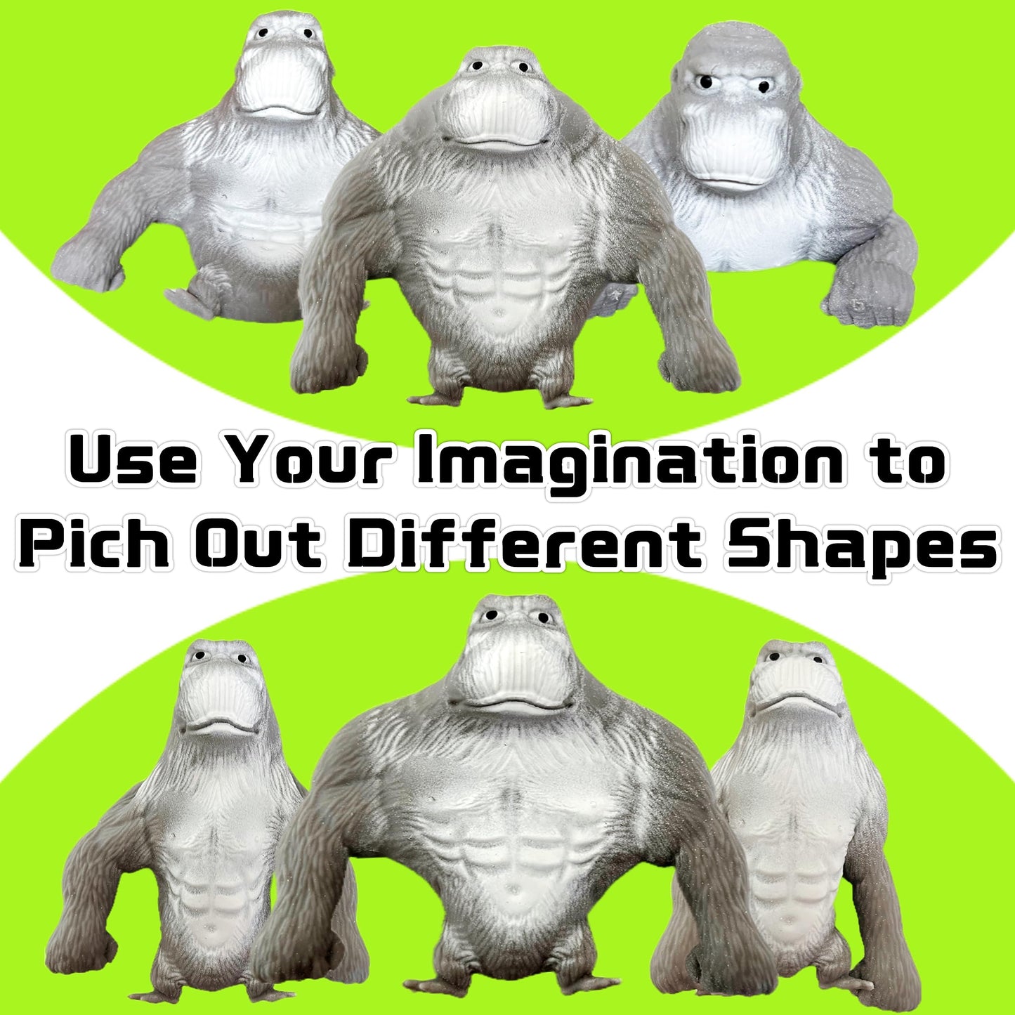 Stretchy Monkey World Toy Squishy Monkey Squishies (1-Pack) Splat Monkey Gorilla Toy Stretch Monkey Squishy Toys Stress Relief T
