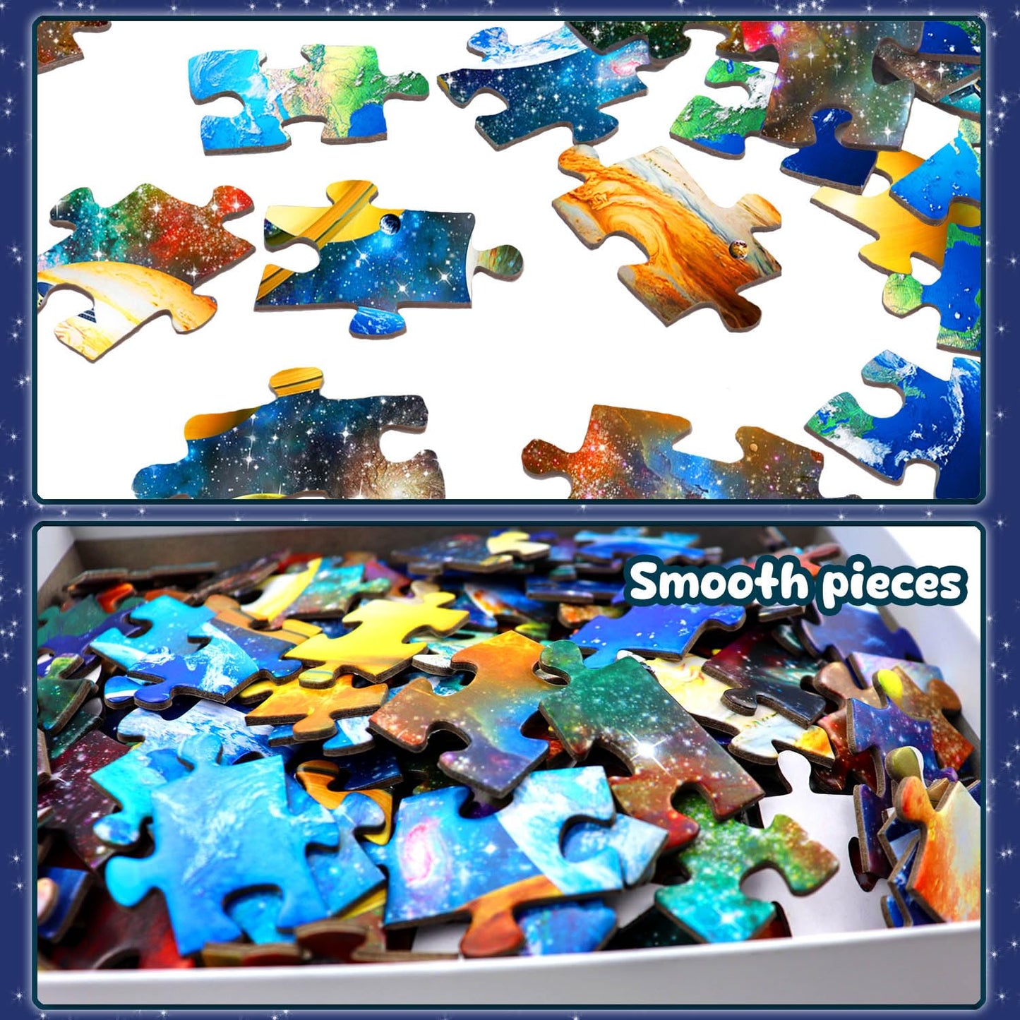 Puzzles For Kids Ages 8-10 6-8 - Solar System Planets Floor Puzzle- 200 Piece Jigsaw Puzzles For Kids Ages 10-12 Year Old And Ad
