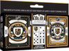 MasterPieces Game Day - NHL Vegas Golden Knights 2-Pack Playing Cards & Dice Pack - Officially Licensed Set for Adults and Famil