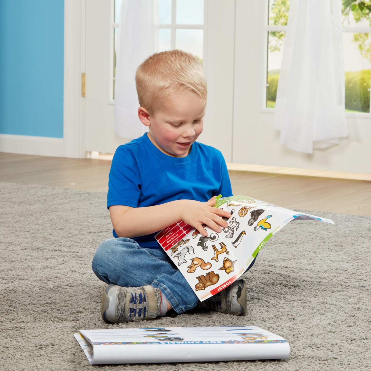 Melissa & Doug First Words Activity Pad - 288 Stickers, Multi, One Size, Model 30530, Paper