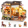 Foyucool DIY Miniature House Kits, Tiny Room Crafts to Assemble, Dollhouse Set for Adults to Building, Unique Birthday for Famil