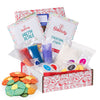 Baketivity Pretty Petals Cookie Making Kit for Kids - DIY Baking Set with Pre-Measured Ingredients - Party Supply Kit for Childr