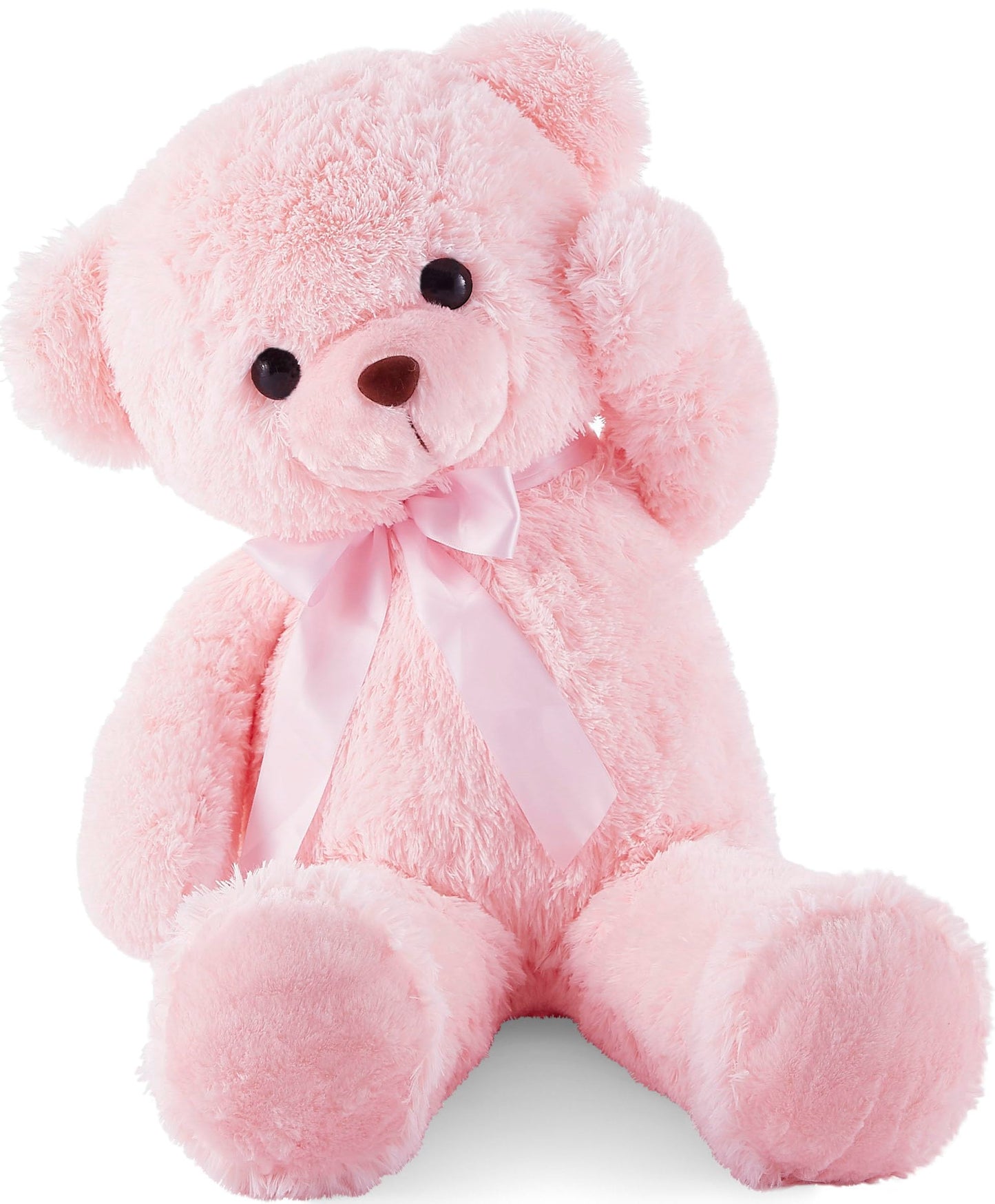Yunnasi Big Teddy Bear Stuffed Animal 35 Inches Giant Stuffed Bear Gift For Girlfriend Children On Birthday, Pink
