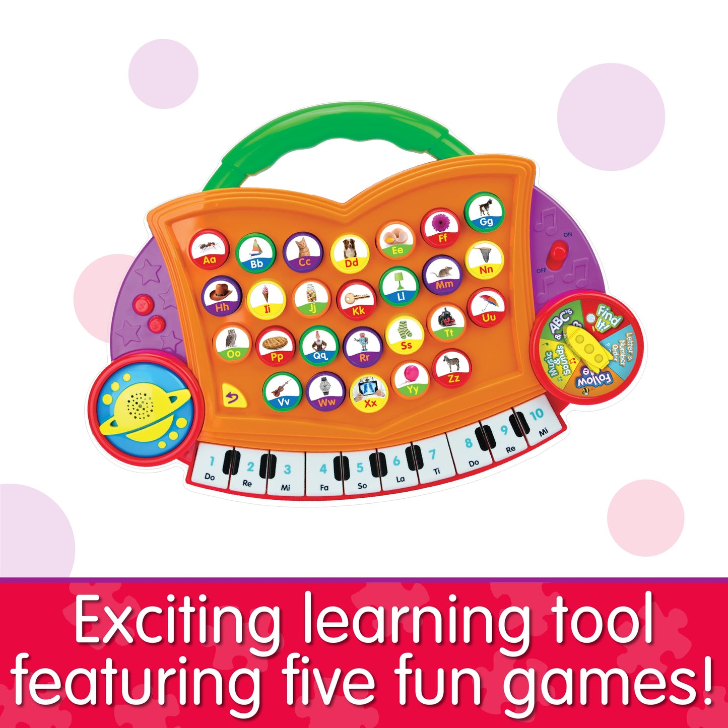 The Learning Journey: Abc Melody Maker – Learning & Education Toys - Developmental Interactive Activities For Preschoolers - Children Ages 3 And Up - Electronic Learning Toys For Toddlers
