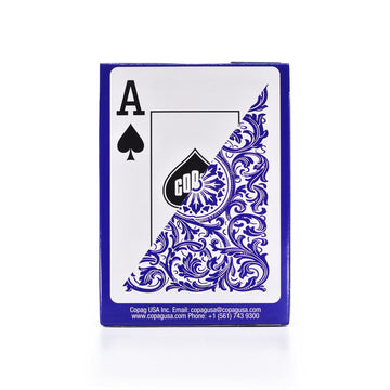 Copag advanced 100% Plastic Playing Cards game-style Size (Standard) Jumbo Index Single Deck (Purple)