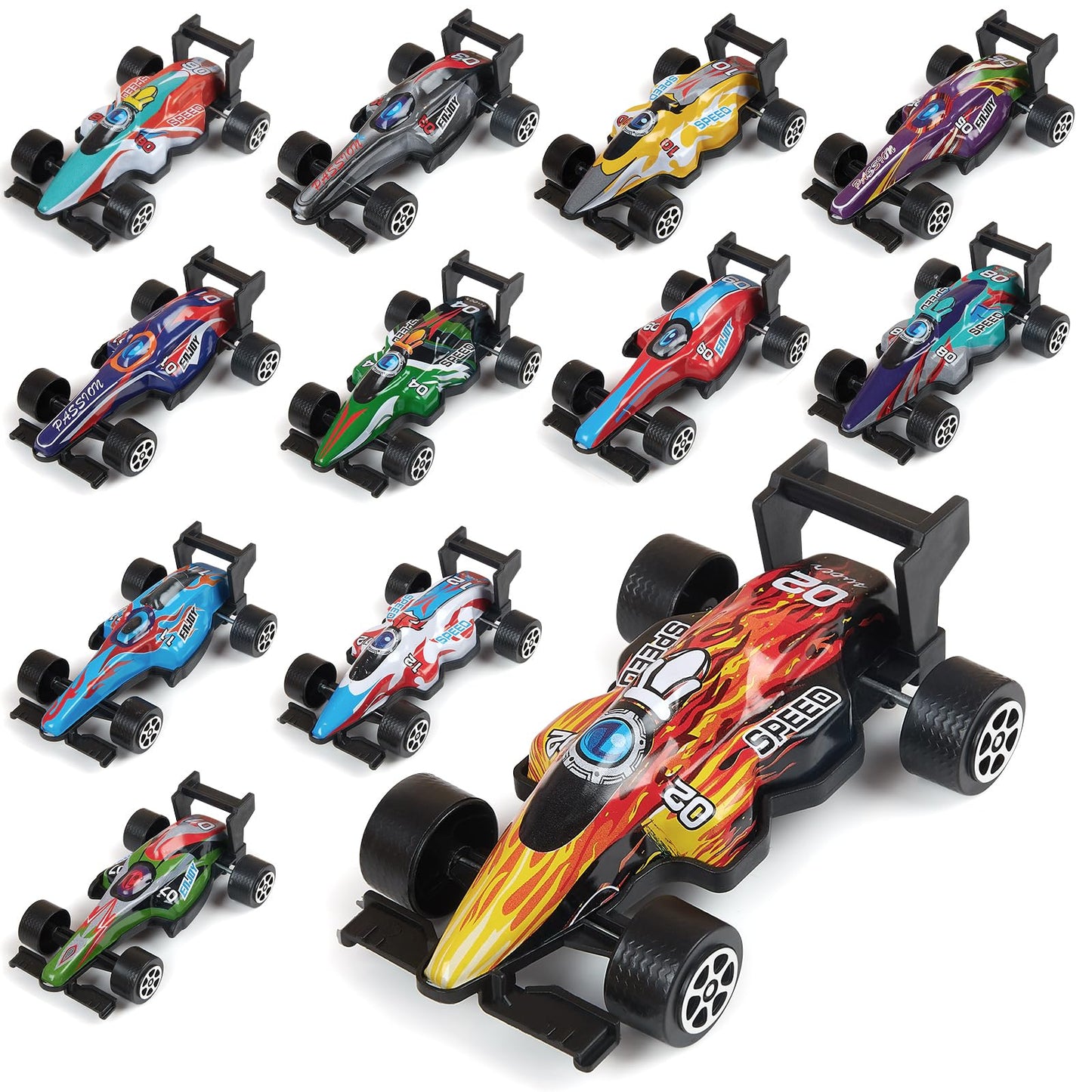 Yccheng Pull Back Cars 15 Pack 1:43 Toy Model Set Small Race Cars For Toddlers Kids Ages 1 2 3 4 5 6 Year Old Boys And Girls Eas