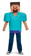Steve Classic Minecraft Costume, Multicolor, Large (10-12)
