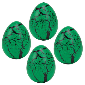 Class Collections Surprise Growing Dragon Hatch Egg Kids Novelty Toy - Pack Of 4, Green