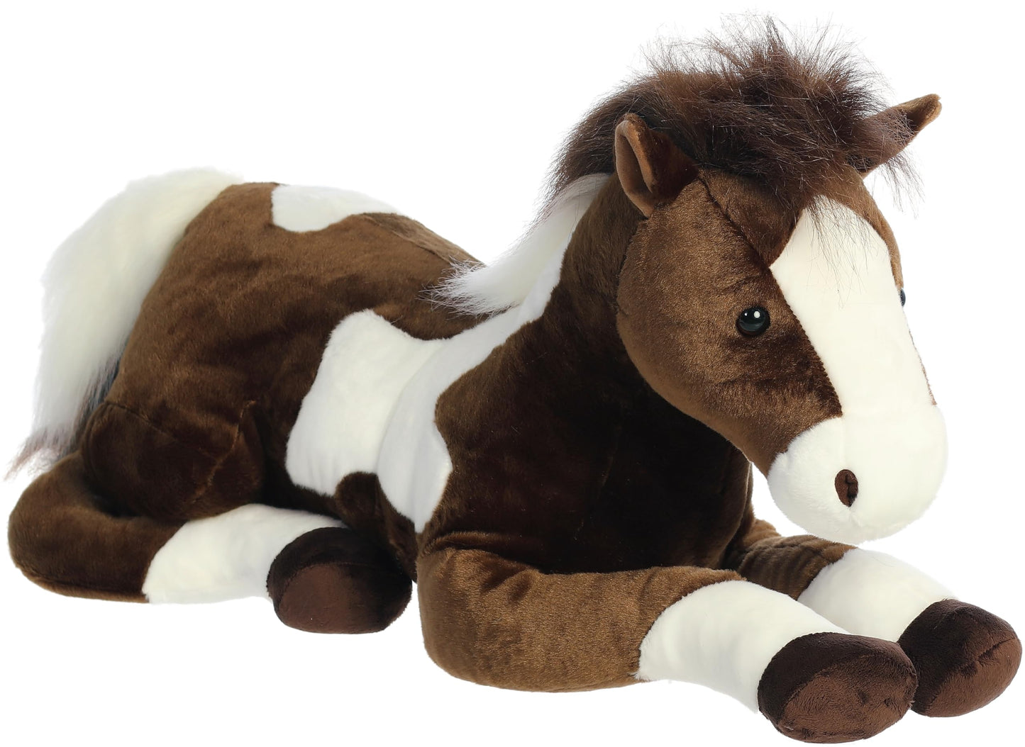 Aurora® Adorable Super Flopsie™ Paint™ Stuffed Animal - Playful Ease - Timeless Companions - Brown 27 Inches