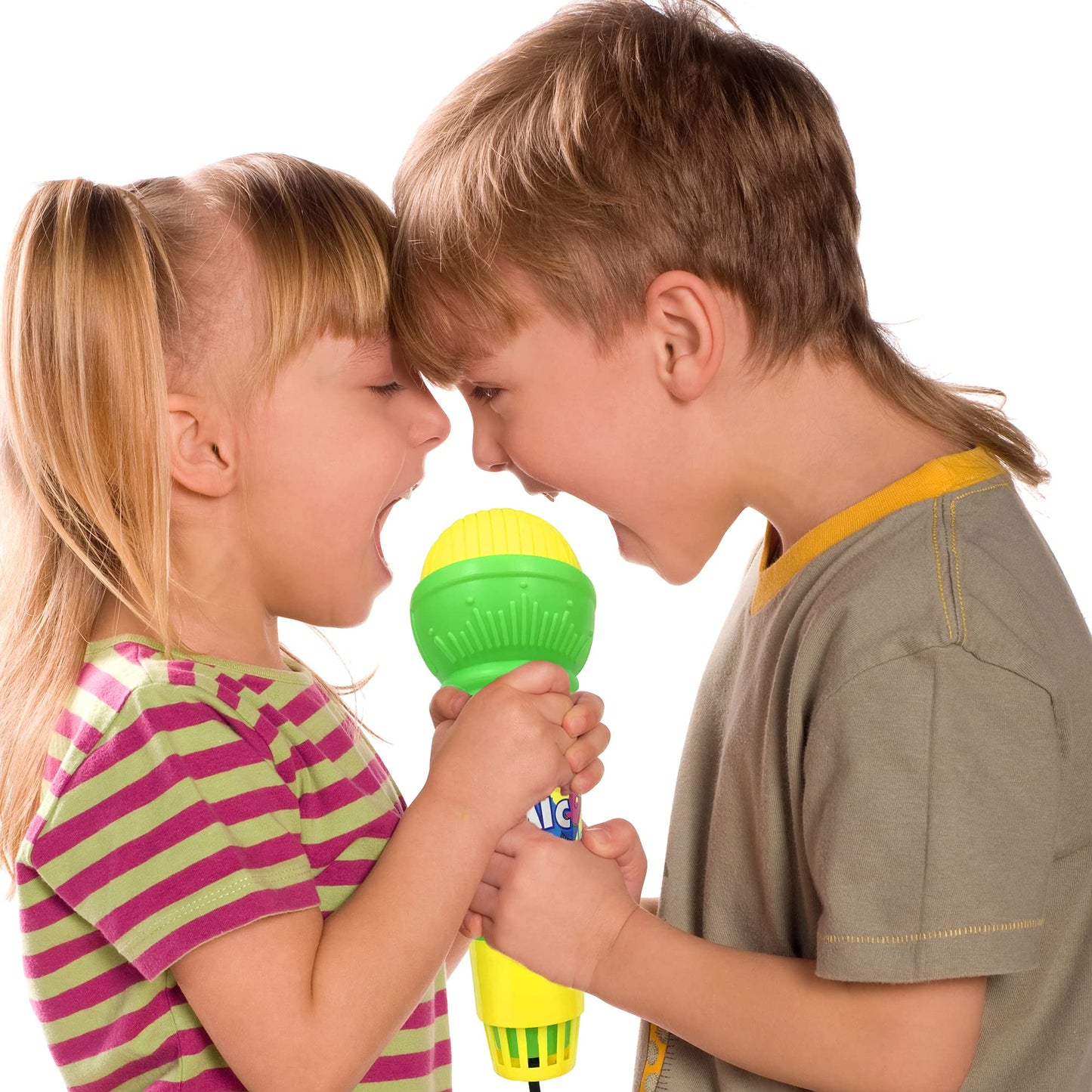 Ppxmeeudc 8 Pcs Echo Toy Microphones For Kids Karaoke Mics For Children With Echo Effect Lightweight Music Toys Fun Supplies For Birthday Picnic Bbq Or Party