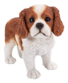 Pacific Giftware Realist Look King Charles Puppy Standing Resin Figurine Statue