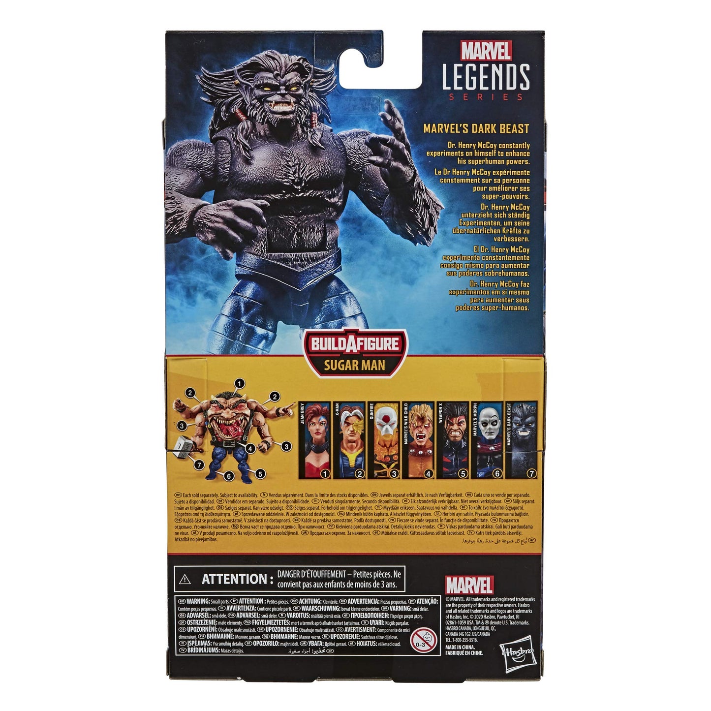 Marvel Hasbro Legends Series 6-Inch Collectible Dark Beast Action Figure Toy X-Men: Age Of Apocalypse Collection