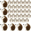 Zubebe Mini Hedgehog Toy Bulk Easter Plush Stuffed Animal 4 Inch Small Party Favor Decoration Diy Keychain Kid Children Classroom First Day Of School Gifts For Baby Shower Birthday(24 Pcs)