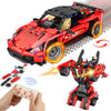 Hsanhe Remote Control Racing Car Building Kit, Compatible With Lego Stem Toys For Kids 2 In 1 Model Car Kit 425 Pcs, Gifts Toys