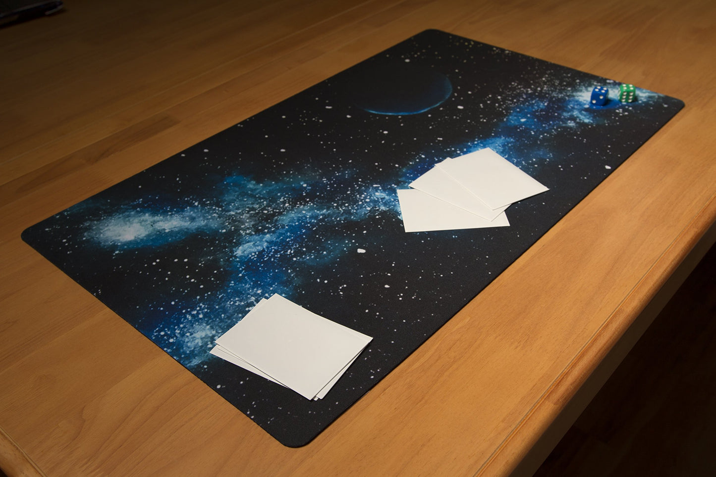 Inked Playmats Blue Galaxy Playmat Inked Gaming Tcg Game Mat For Cards (13+)