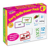 Trend Enterprises: Early Skills Power Pack, 4 Flash Card Set Includes Rhyming, Alphabet, Shapes & Colors, Counting 0-25, Self-Checking Design, For Ages 3 And Up