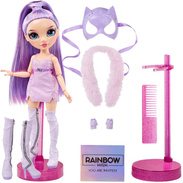 Rainbow High Fall Theme VC Doll - Medium Purple Plastic - Model 424857-INT
