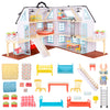 Honey Bee Acres Buzzby Farmhouse, Dollhouse Playset With Miniature Doll Figure, Furniture And Accessories. 25 Pieces, Ages 3+