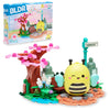 BLDR Squishmallows Sunny The Bee Buildable Figure - Sunny's Park Life, Model CNS0043, Plastic, For Ages 8+