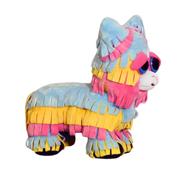 Feisty Pets Plush Piñata - Ollie Olé, Multicolored, Growls When Squeezed