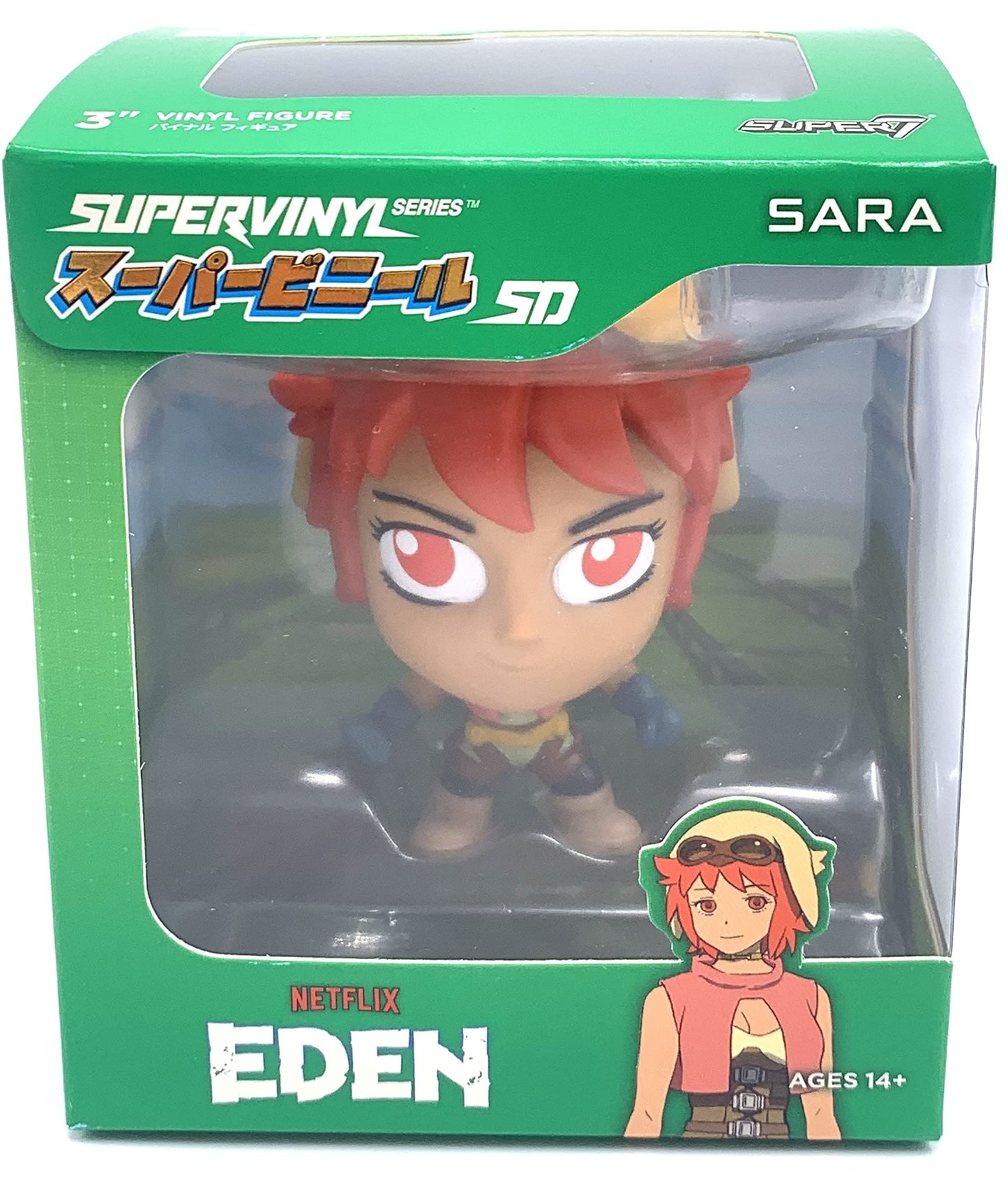 Super 7 Super7 Netflix Anime Eden Supervinyl Action Figure (3Inch Sara - 18 Years Old) Multi Color
