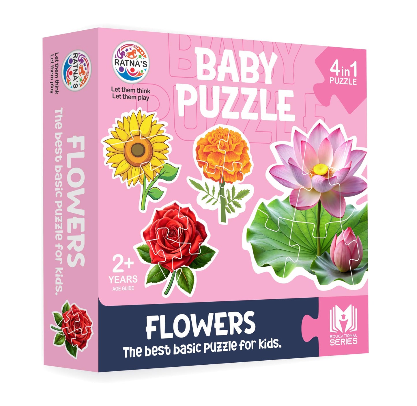 RatnaS Educational Baby Puzzle Flowers