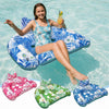 Ornnut Pool Floats Kids, 3 Packs Valued Pool Float Chairs for Kids, Upgraded Pool Chairs with Cupholders & 2 Handles, Summer Poo