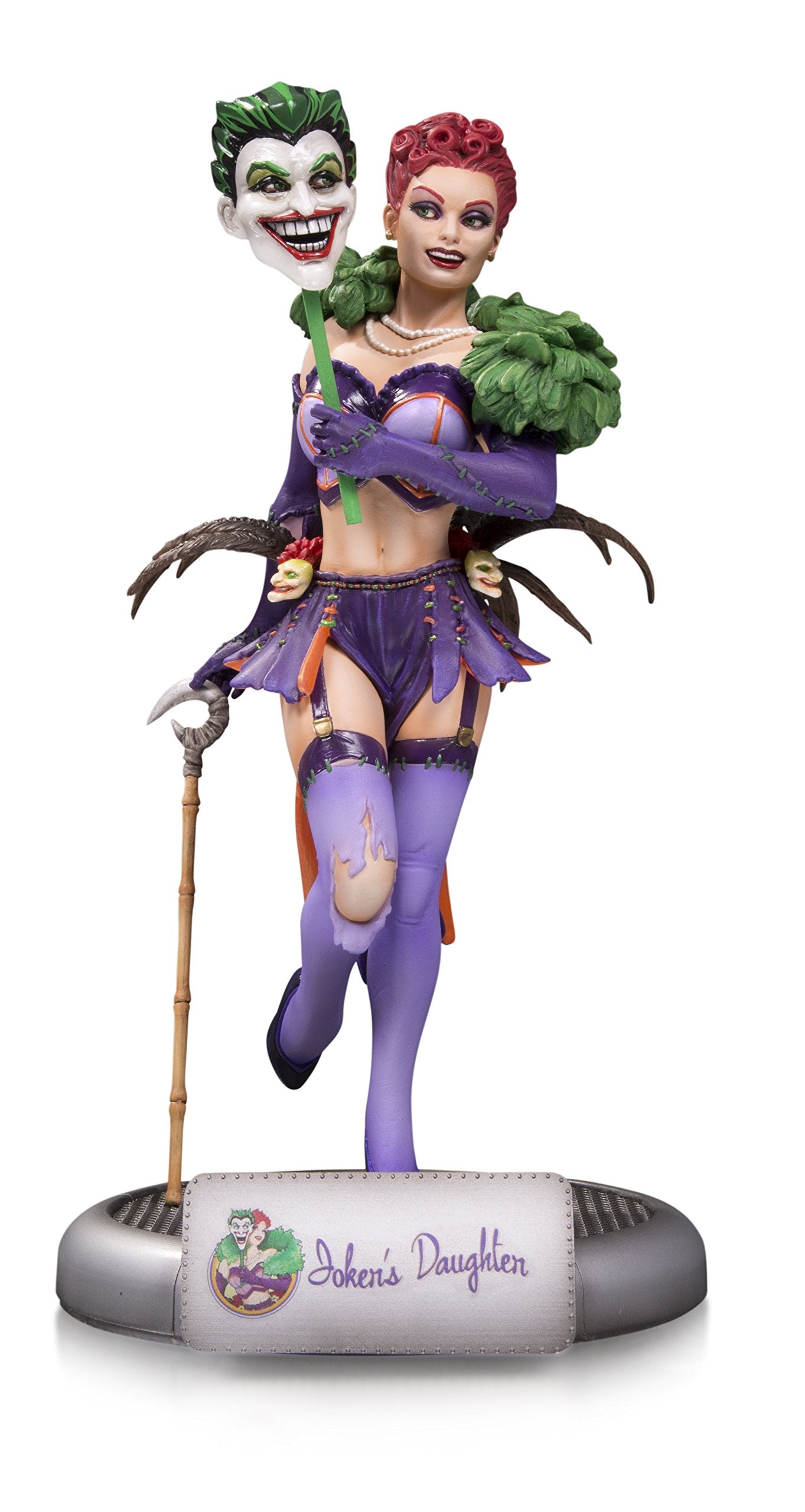 DC Collectibles Bombshells Joker's Daughter Statue, 11" Multicolor Polyresin, Model APR180306