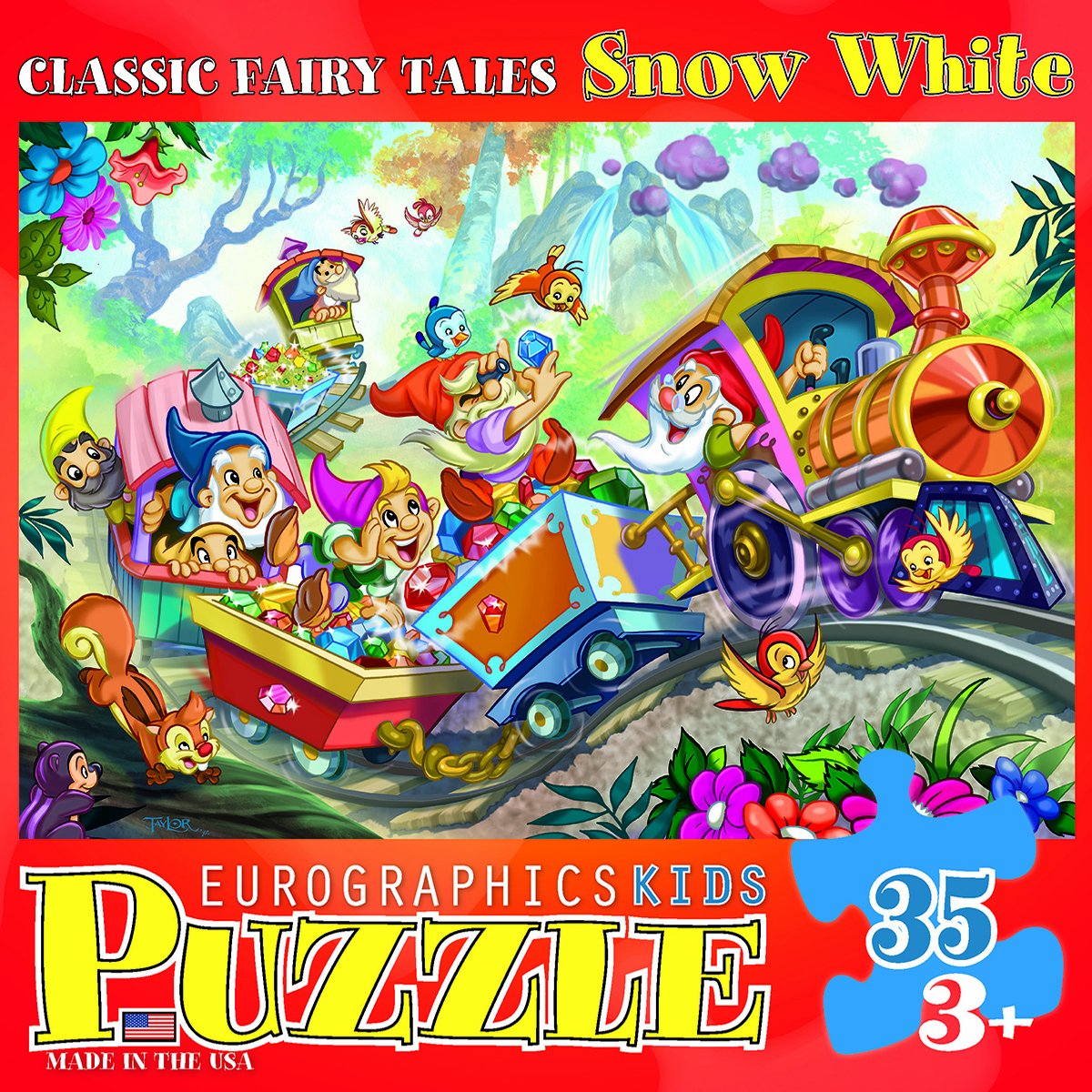 Eurographics 35-Piece Classicic Fairy Tales Snow White Puzzle