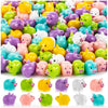 SYWHXY 126PCS Mini Resin Pigs Cute Pigs Figures Miniature, Colorful Tiny Pigs Charms for Cake Topper Garden Landscape Aquarium P