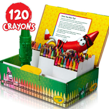 Crayola Crayons, 120 Count, Coloring Supplies, Gift for Kids