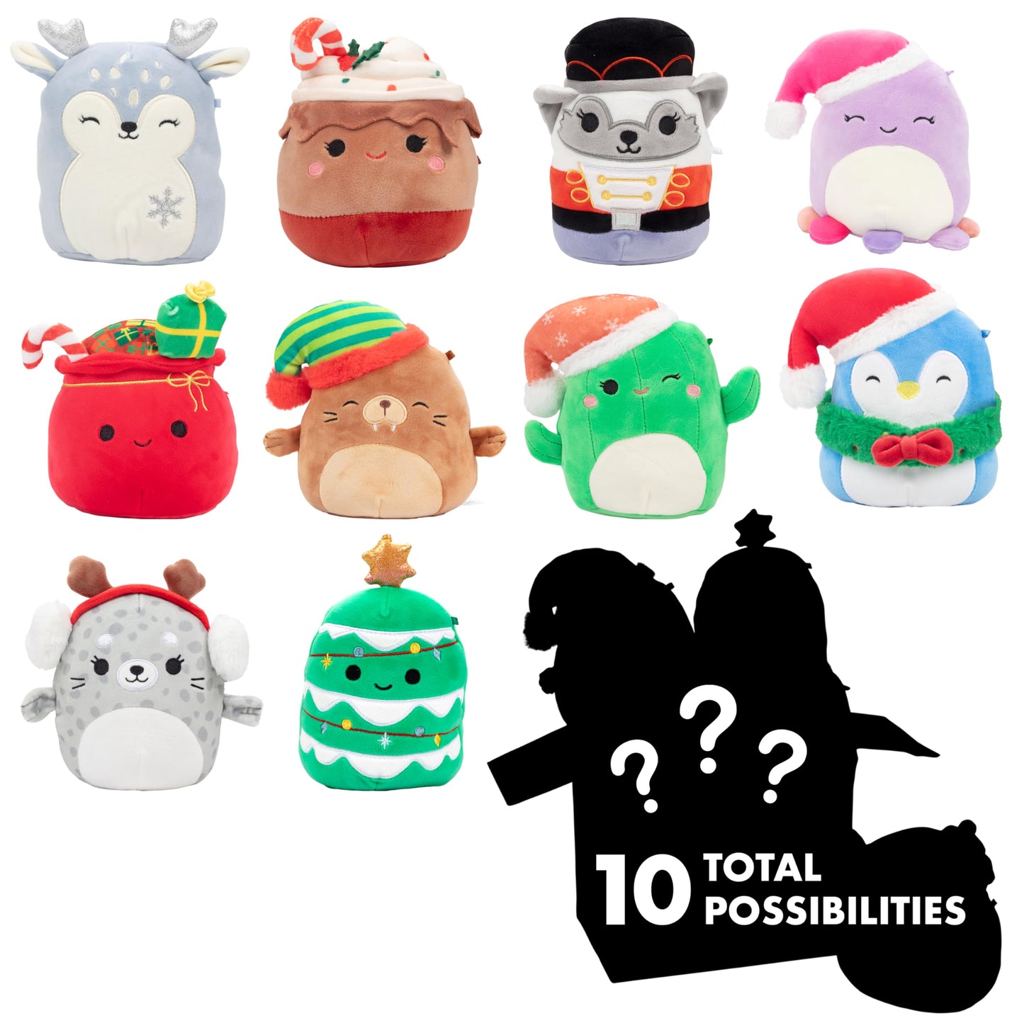 Squishmallows 5-Inch Mystery Box 5 Pack - Official Plush Collectible Soft Mini Stuffed Animal Toy - Gift for Kids, Girls & Boys