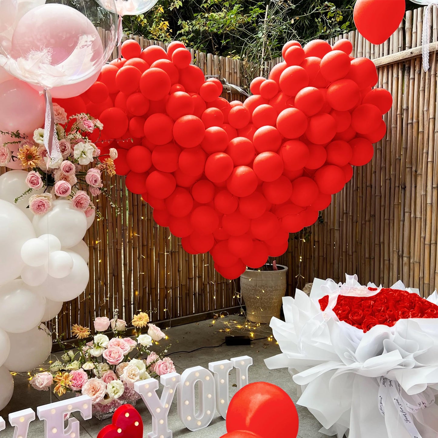 200 Pieces Red Balloons Red Balloon Arch Kit Red Balloon Garland Kit Red Latex Balloons Red Birthday Decorations For Valentine R