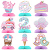 Hotop 9 Pcs Donut Two Sweet Birthday Party Decorations Table Honeycomb Centerpieces Table Topper Doughnut Birthday Sign Decor Girls Theme Party Supplies For Baby Shower