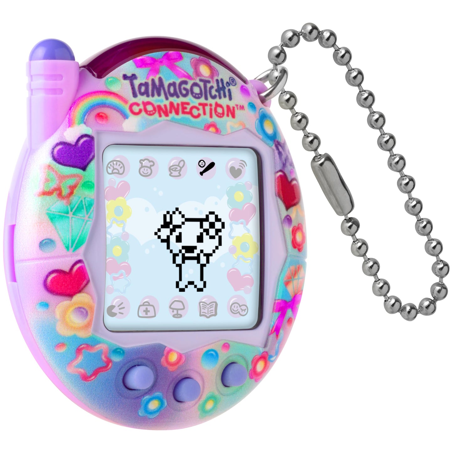 Tamagotchi Connection - Sweet Charms Virtual Pet Toy, Collectible Interactive Game, Colorful Design for Kids