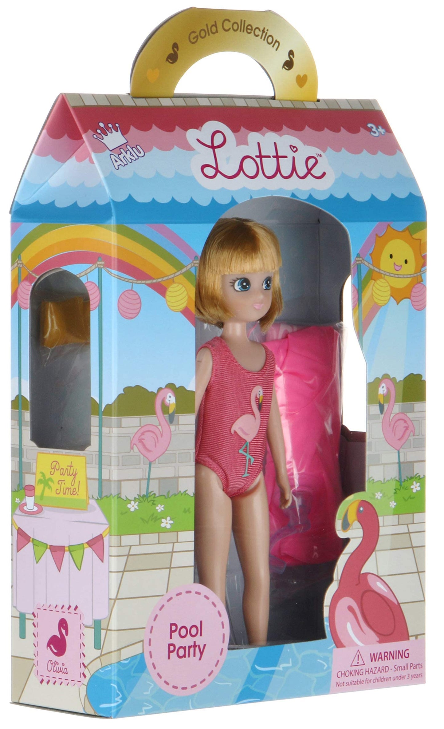 Lottie Pool Party Doll | Bath | Fun Bathtub Toys | Mermaid | Swim Swimsuit | Gifts For 3 4 5 6 7 8 9