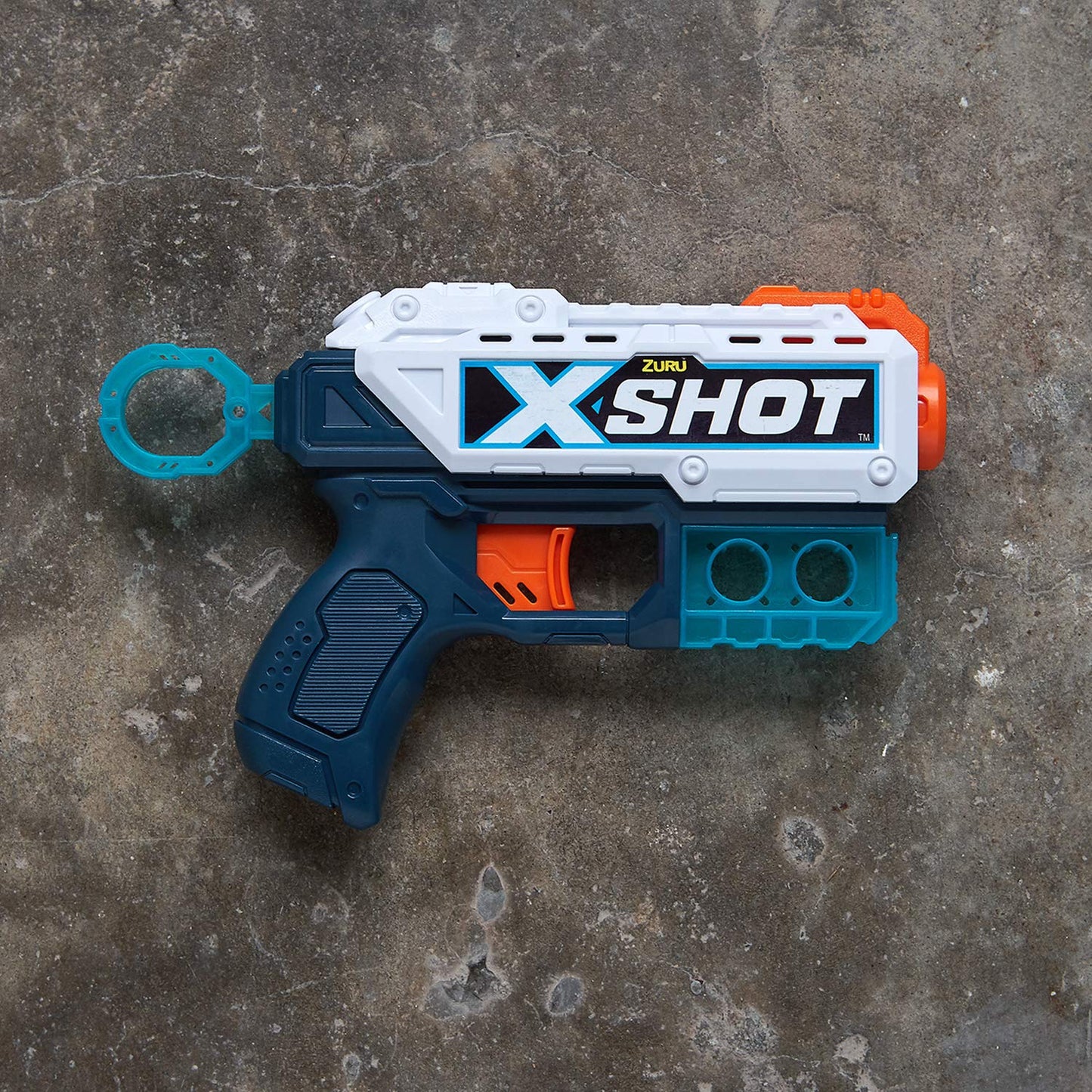 Xshot Excel Double Kickback Foam Dart Blaster Combo Pack (8 Darts, 6 Cans) By Zuru