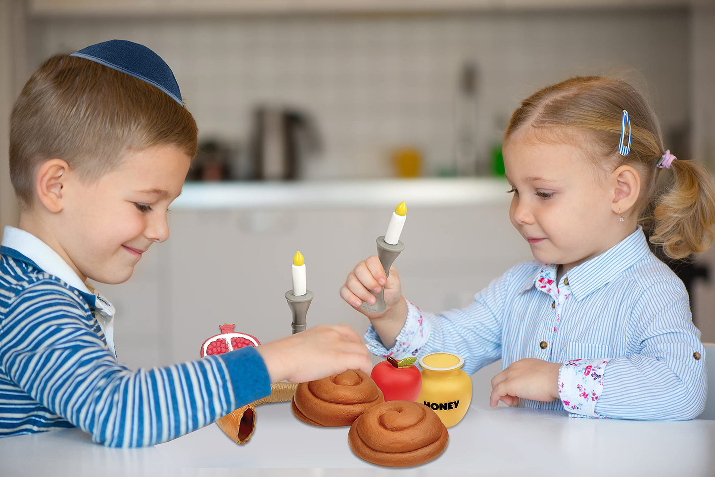 Rite Lite My First Rosh Hashanah Food Set- Learning Toy- Great Jewish/Judaica Gift - Jewish New Year