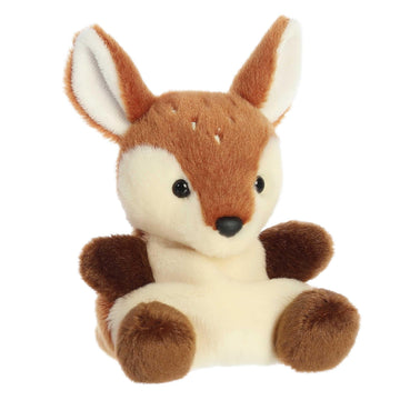 Aurora® Dalia Fawn™ Pocket-Sized Stuffed Animal - Collectible Brown 5 Plush Toy for Kids - Adorable Palm Pals™