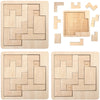 Daily Calendar Puzzle-Wooden Puzzles For Adults-A Puzzle To Challenge 365+ Date,Office Logic Puzzle (3 Pack)