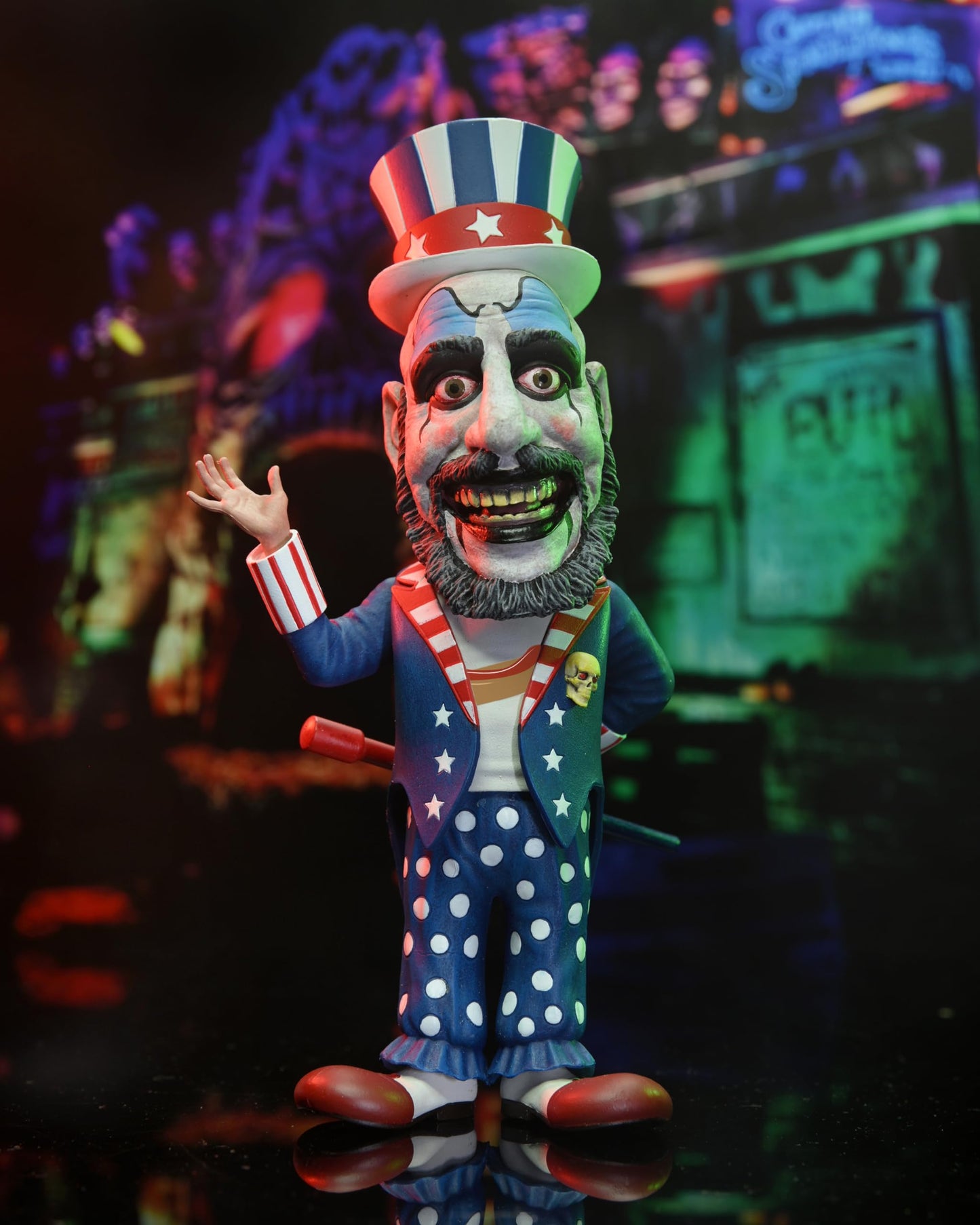 NECA House Of 1000 Corpses Little Big Head 3Pk - Multicolor Plastic Figures, Model 39943