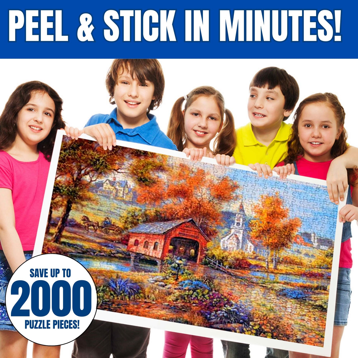 Agreatlife Preserve 2 X 1000 To 4000 Pieces Jigsaw Puzzles Puzzle Saver 12 To 24 Sheets - No Stress, No Mess Jigsaw Puzzle Glue Sheets