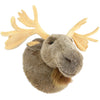 TigerHart Plush Moose Wall Mount Bust - 24 Inch Stuffed Animal Trophy, White Color