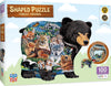 Masterpieces 100 Piece Shaped Jigsaw Puzzle For Kids - Forest Friends - 14''X19''