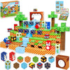 ToyUnited 100PCS Magnetic Blocks - STEM Building Toys for Kids Ages 3-10, Montessori Sensory Game, Perfect for Easter & Birthday Gifts