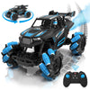Eulogia Remote Control Car, 2.4Ghz Rc Stunt Car, Auto Demo, Spray With Light, 360 Rotation And Drifting, Toy Car For 5+ Years Ol