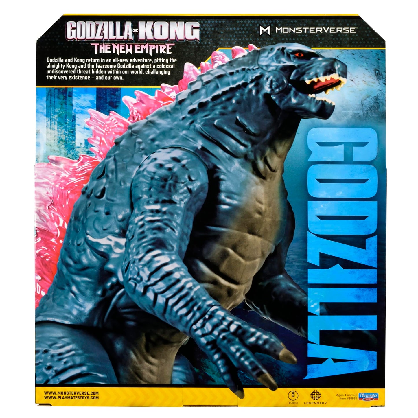 Godzilla X Kong 11' Giant Godzilla Figure By Playmates Toys